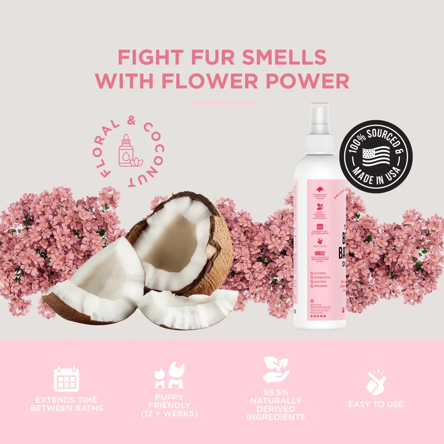 The Only Between Bath Spray Dogs Need