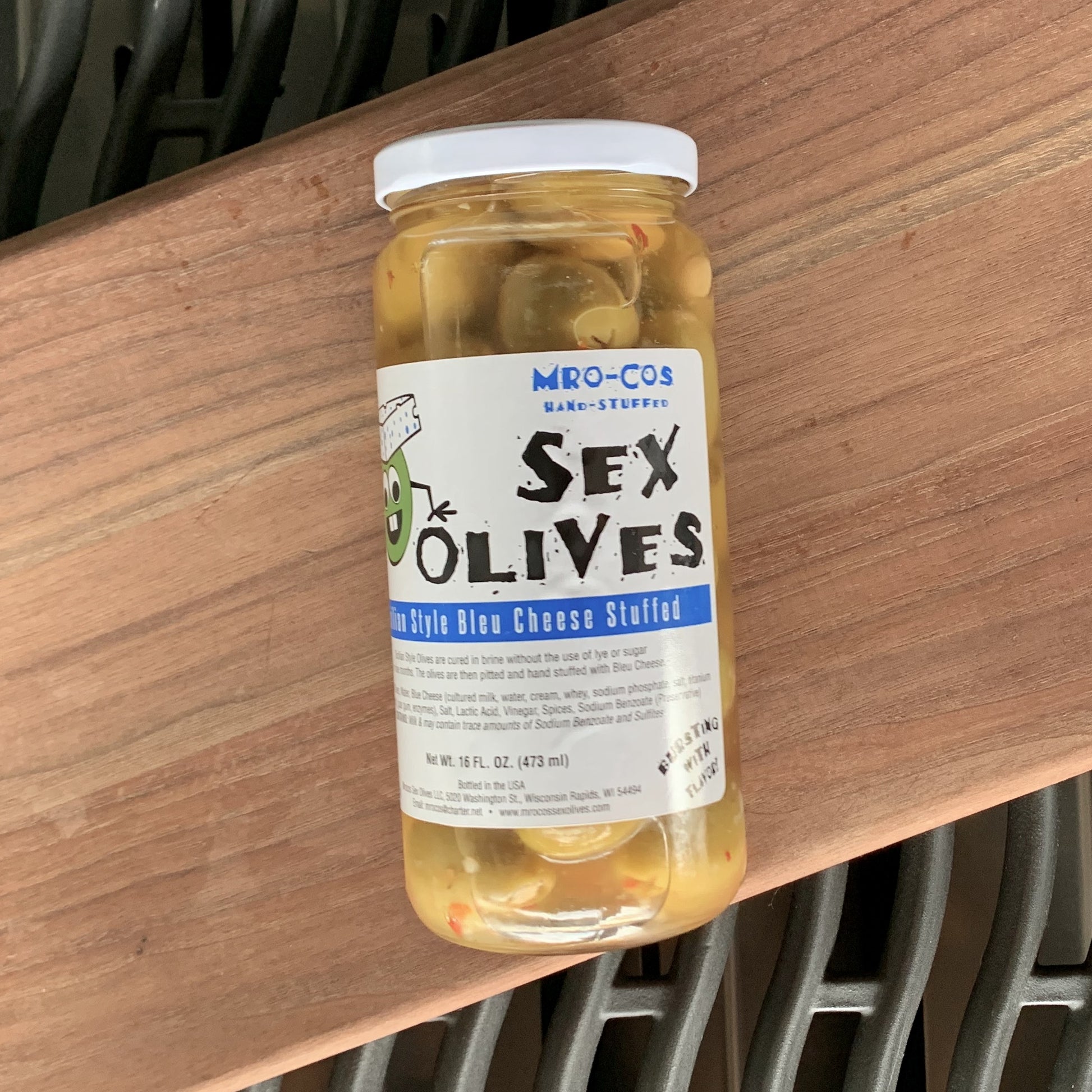 Mro-Cos Sex Olives - Blue Cheese Stuffed image